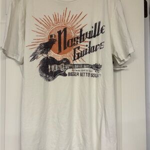 Lucky Brand Nashville Guitars Graphic Tee
